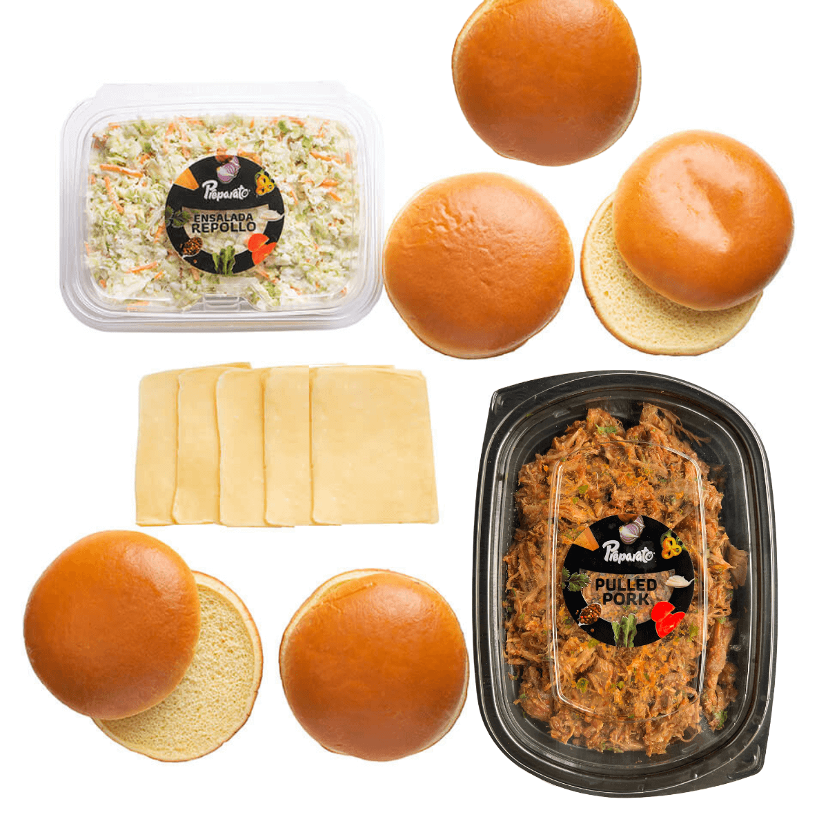 Hamburguesas de citrus pulled pork - Image 2
