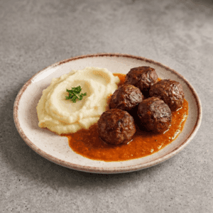 Albóndigas con Puré